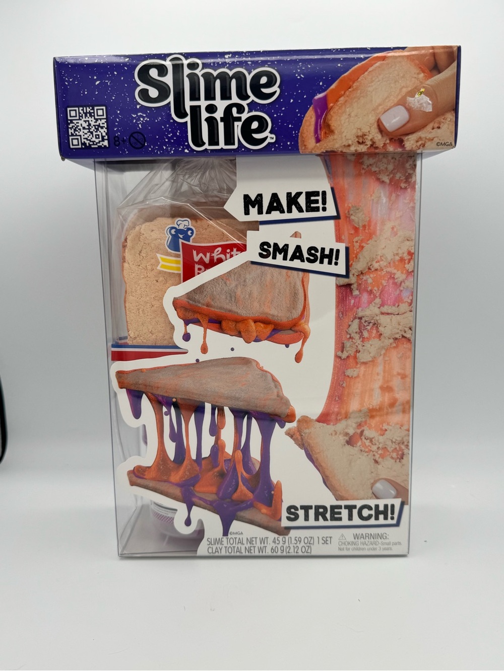 Make! Smash! Stretch! Slime Kit - Peanut Butter and Jelly sandwich